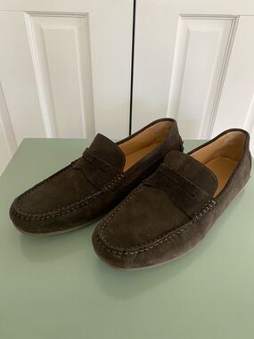 Jack Erwin / Suede Driving Moccasins / Brown / 10
